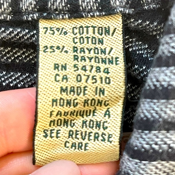 Joseph Abboud- Men’s - XL - black & gray stripes - Picture 7 of 7